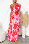 Kacie - Robe longue d'été plissée