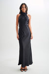 Aisha | Robe longue en satin