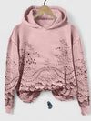 Maëva - Sweat à capuche dentelle
