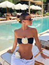 Jayda | Bikini bustier avec détail