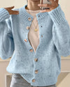 Thérèse - Cardigan uni confortable
