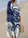 Emmy - Robe décontractée à imprimé artistique