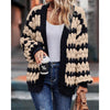 Louisette - Cardigan rayé manches lanterne