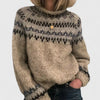 Odette - Pull nordique camel