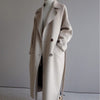 Birgitta - Dubbelknäppt trenchcoat i ullmix