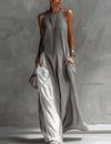 Hanna | Robe longue asymétrique sans