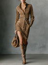 Mila | Robe-chemise en daim