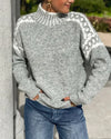 Lise - Pull gris confortable