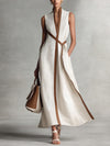 Harper | Robe longue portefeuille sans