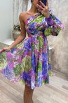 Ylona | mini-robe fluide à imprimé