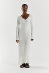 Dianara | Robe midi en maille