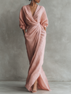 Julianna | Robe longue portefeuille