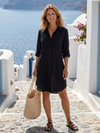 Serilda | Robe-chemise à manches longues