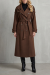 Bérangère - Manteau oversize en laine mélangée
