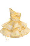 Daphne | Robe courte fleurie