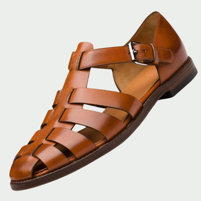 Agnes - Platta sandaler med flera remmar