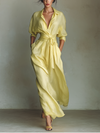 Inna - Robe-chemise longue