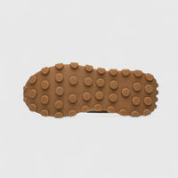 Semelle extérieure crantée marron de chaussure élégante