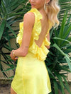 Zinnia™ | Robe jaune à volants
