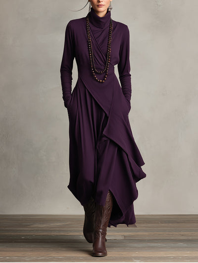 Natalie | robe élégante drapée