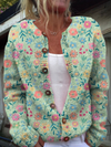 Léocadie - Cardigan floral pastel