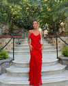 Zara - Robe longue à volants