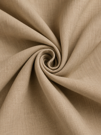 Tissu beige texturé, matière légère froissée