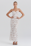 Evangeline - Robe longue brodée