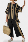 Calden | Haut rayé oversize confortable