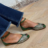 Margaux - Sandales plates avec bride à la cheville