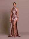 Cleo - Élégante robe longue fendue