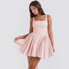 Marielle - Mini-robe romantique dos ouvert