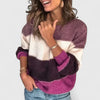 Pierrette - Pull rayé en maille