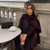 Manteau portefeuille Bordeaux