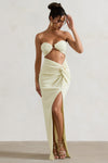 Cancun | Robe longue écrue bustier
