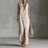 Kamila | Robe longue sans manches au