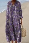Robe Floraison violette