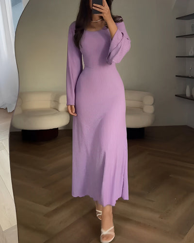 Aiah - Robe longue en maille élégante