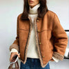 Veste Lila en peau lainée synthétique