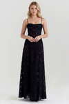 NOIR - Robe longue SEREN