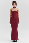 Seraphina - Robe midi corset en maille