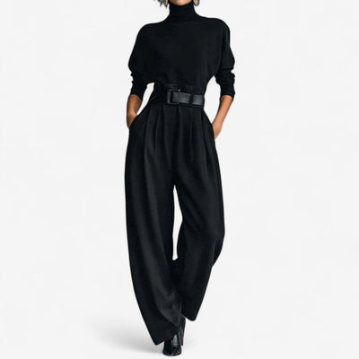 Amanda - Jumpsuit med hög hals